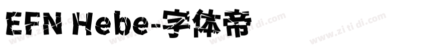 EFN Hebe字体转换